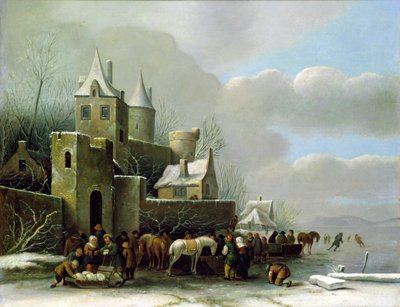 Scena invernale da Claes Molenaer